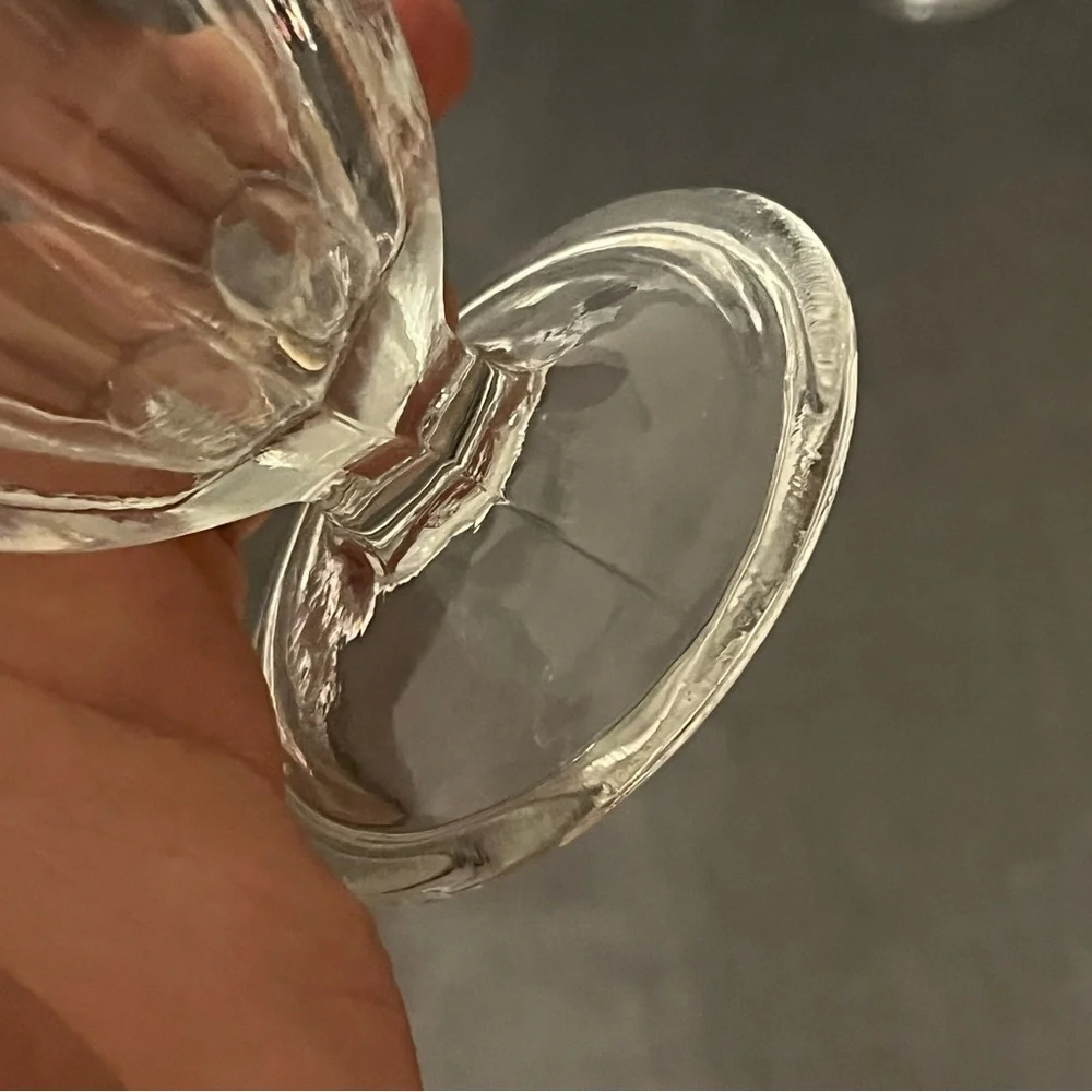 Anchor hocking Elegant tulip shaped Glass Dessert Cups (set of 4) cottagecore